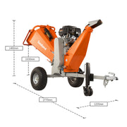 Samland 15hp Loncin Gasoline Engine Powered Tree Branch Wood Chipper Shredder (WC420) V1060-WC420