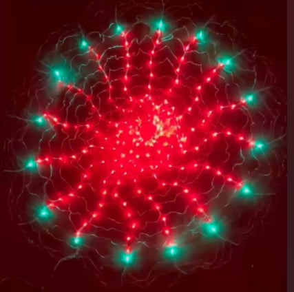 Samland Led Round Circle Wave Effect Fairy Light for Christmas Decoration-256CL V1060-ZP256CL-150CM
