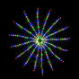 Samland Led Round Circle Wave Effect Fairy Light for Christmas Decoration-256RD V1060-ZP256RD-150CM