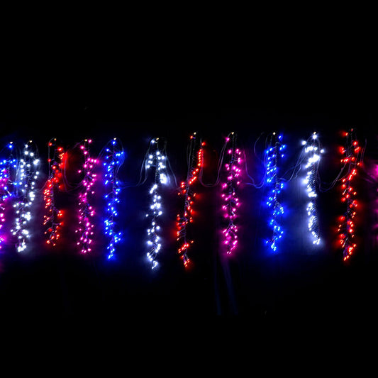 Samland Firecracker Style Icicle Light 800 Led Multi Colour V1060-ZPD800