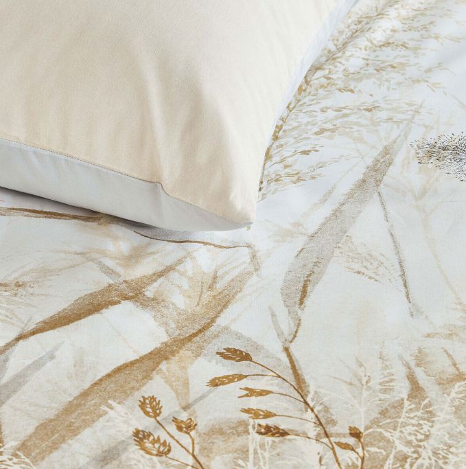 Florine Cotton Percale Sand Quilt Cover Sets by Bedding House King V107-1606879