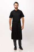 Brio Chef Black Bib Apron by Chef Works V107-ACN01-BLK-0