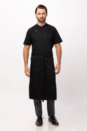 Brio Chef Black Bib Apron by Chef Works V107-ACN01-BLK-0