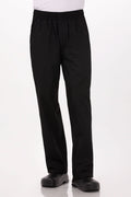 Lightweight Black XXL Baggy Pants by Chef Works V107-BBLW-XXL