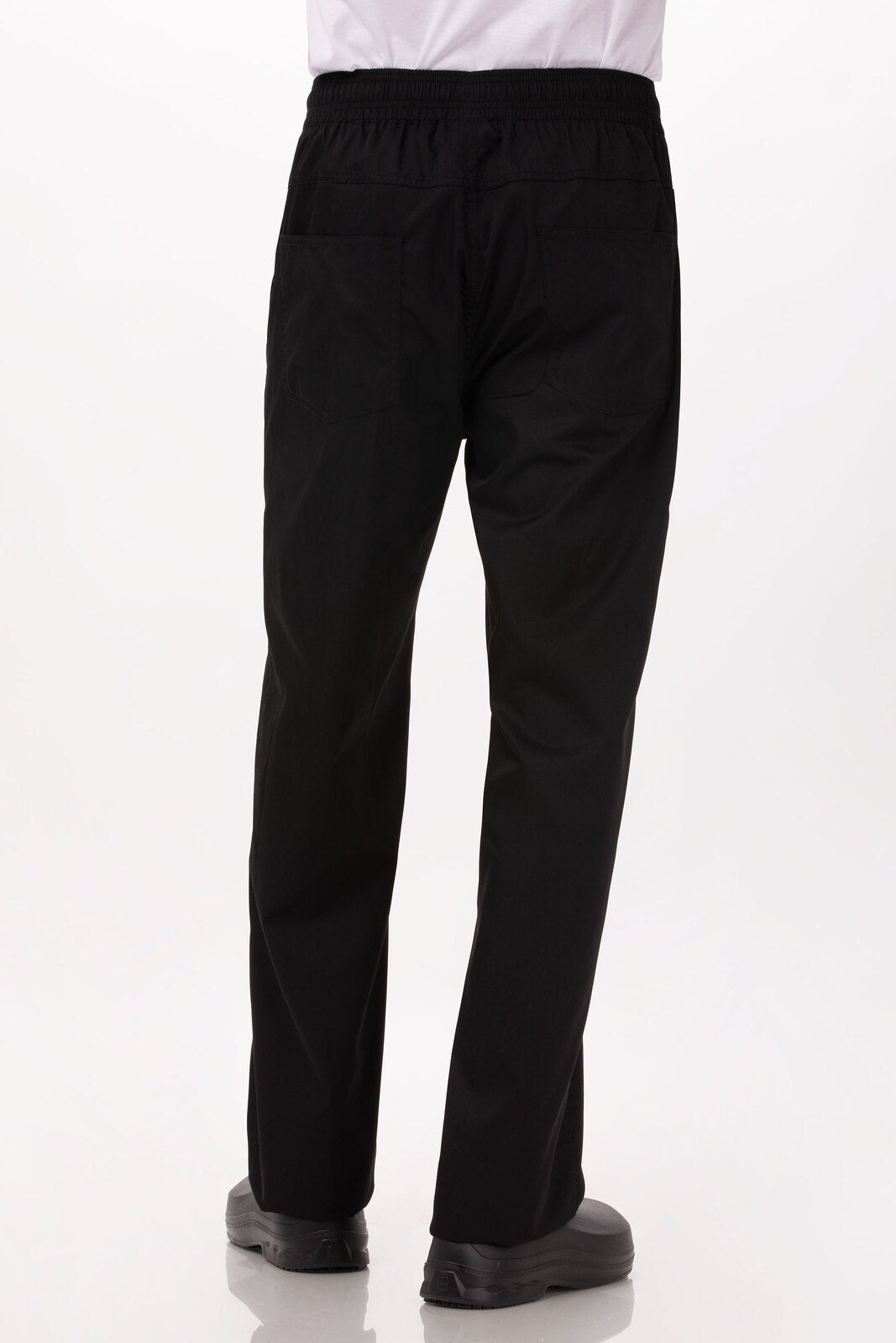Lightweight Black XXL Baggy Pants by Chef Works V107-BBLW-XXL