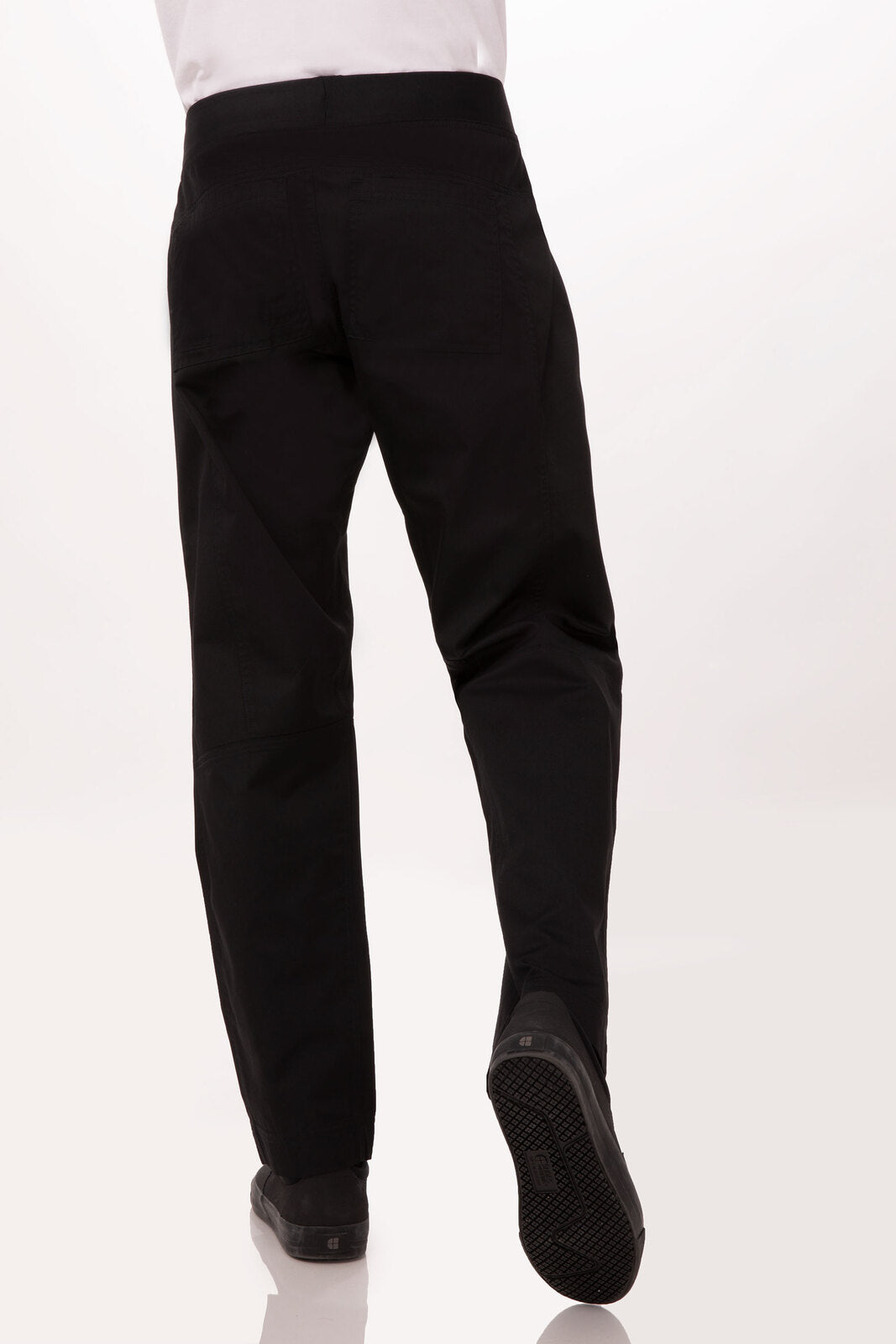 Lightweight Black M Slim Men's Chef Pants by Chef Works V107-PBN01-BLK-M