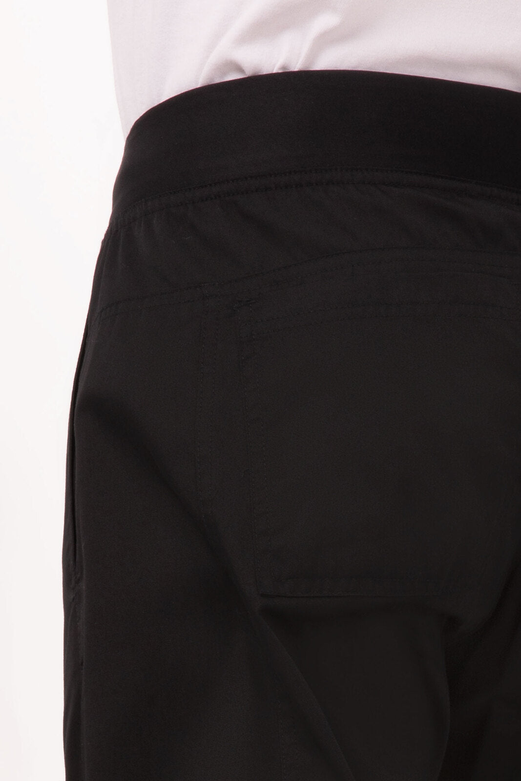 Lightweight Black M Slim Men's Chef Pants by Chef Works V107-PBN01-BLK-M