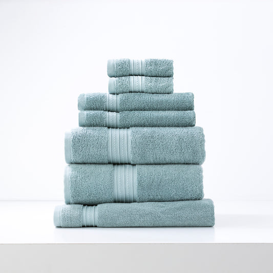 Brentwood 650 GSM Low Twist 7 Piece Gray Mist Bath Set by Renee Taylor V107-SH313400
