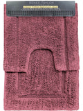 2 Piece 2200 GSM Tufted Rosebud Bath Mat Set by Renee Taylor V107-SH314775