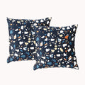 Terazzo Twin Pack Poly Velvet Printed Cushion by Renee Taylor V107-SH317010
