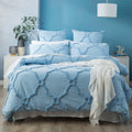 Moroccan 100% Cotton Chenille Vintage Washed Tufted Sky European Pillowcase by Renee Taylor V107-SH319600