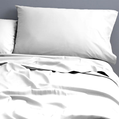Natural Cotton 500 Thread Count White Sheet Set by Park Avenue King V107-SH322455