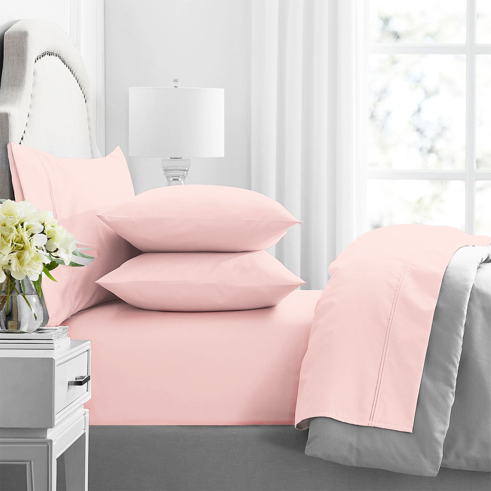 Premium 1000 Thread Count Egyptian Primrose Cotton Sheet Sets by Renee Taylor Queen V107-SH323520