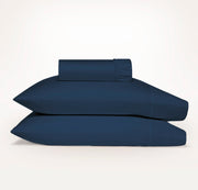 Ddecor Home 1500 Thread count Premium Cotton Blend Indigo Queen Combo Set by Ddecor Home V107-SH329080