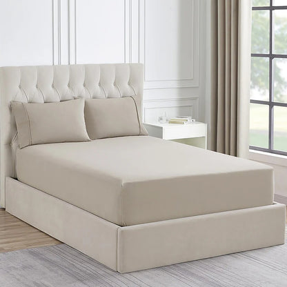 Ddecor Home 1500 Thread count Premium Cotton Blend Sand King Combo Set by Ddecor Home V107-SH329115