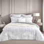 Grove Charcoal Jacquard European Pillowcase by Renee Taylor V107-SH331380