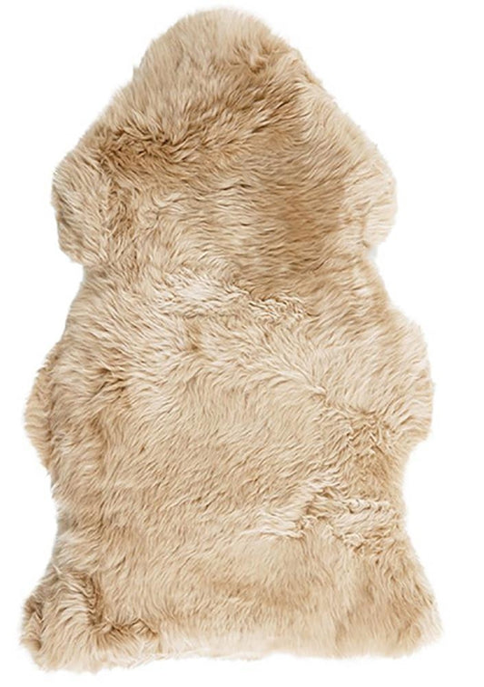 Natural New Zealand Sheep Skin Champag by Rug Culture - 105X70CM - RECTANGLE V107-SHEEP-SKIN-NZ-CHAMP