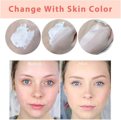 ReviGLam TLM Colour Changing Liquid Foundation Hides Wrinkles & Lines, BB Cream Makeup Base Concealer Cover V107-TLM-FF-401345-2