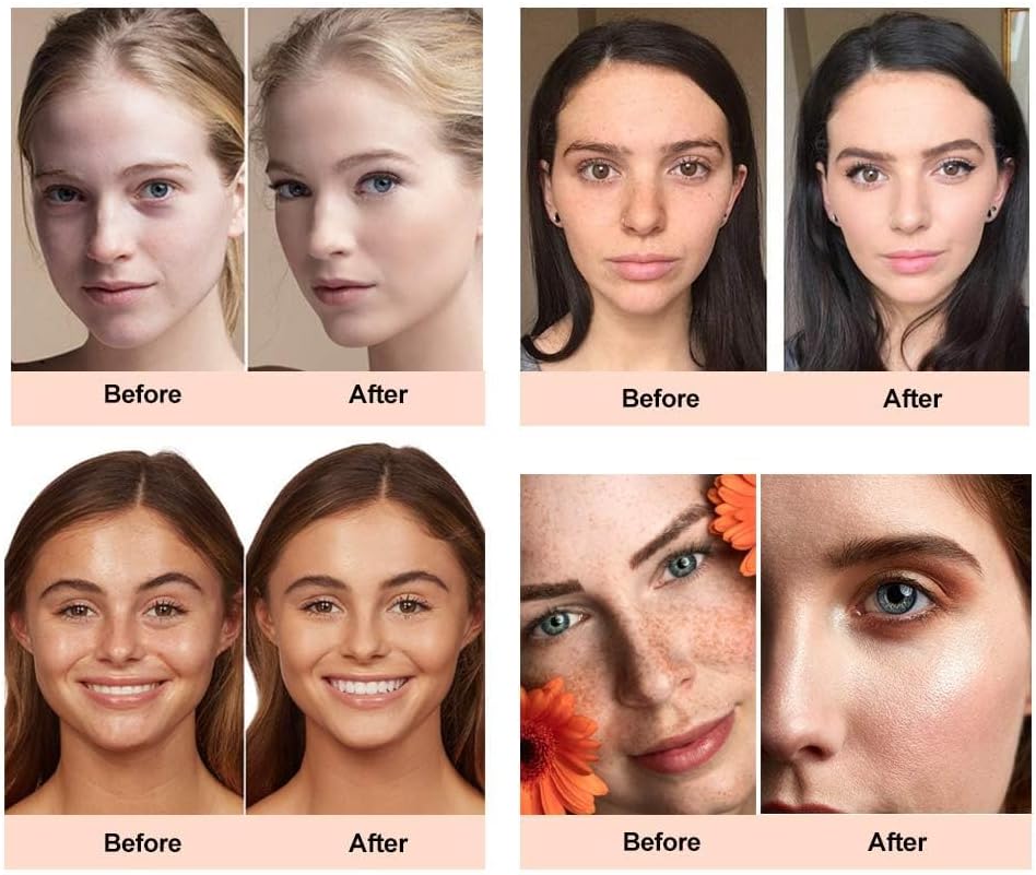 ReviGLam TLM Colour Changing Liquid Foundation Hides Wrinkles & Lines, BB Cream Makeup Base Concealer Cover V107-TLM-FF-401345-2