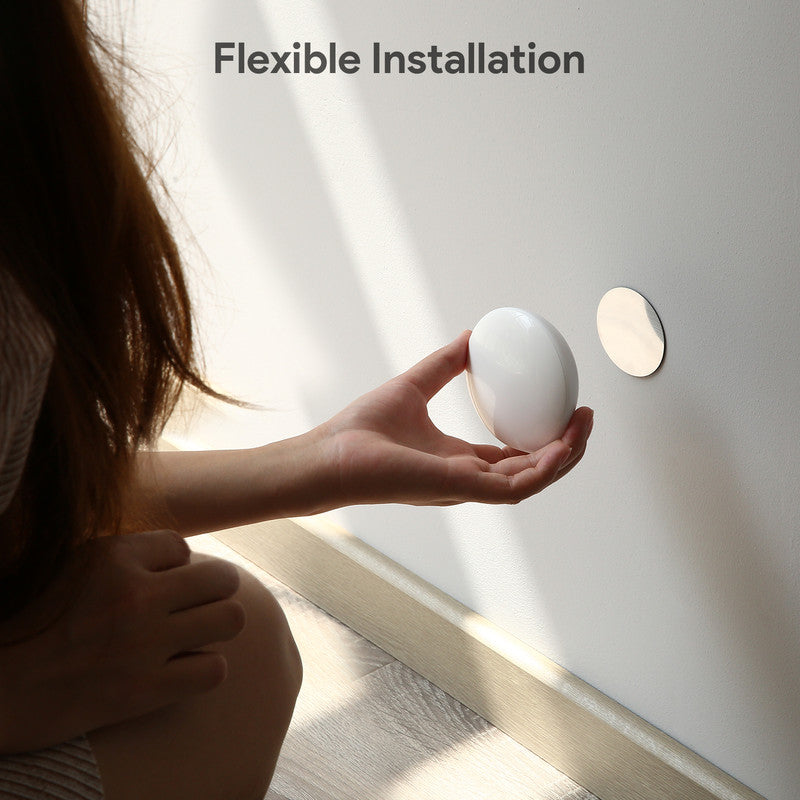 (Pack of 2)LED Motion Sensor Night Light Indoor, Cordless Battery Powered,Stick-on Warm White Light with V1077-AIP20250808004
