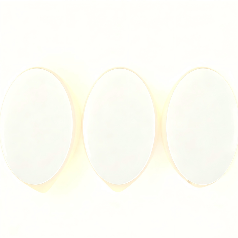 (Pack of 3)LED Motion Sensor Night Light Indoor, Cordless Battery Powered,Stick-on Warm White Light with V1077-AIP20250808005