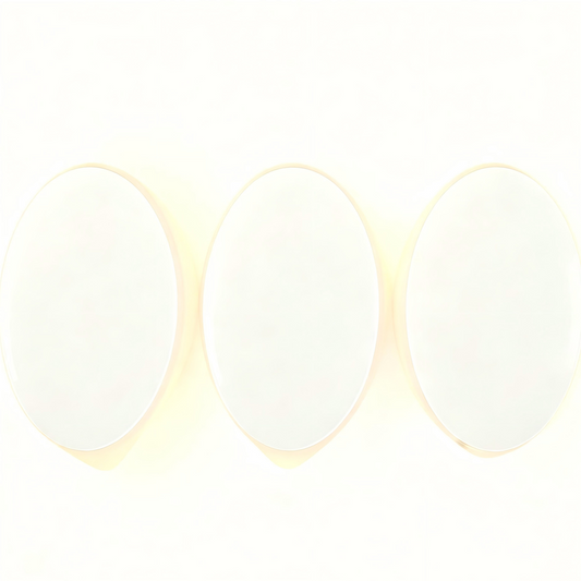(Pack of 3)LED Motion Sensor Night Light Indoor, Cordless Battery Powered,Stick-on Warm White Light with V1077-AIP20250808005