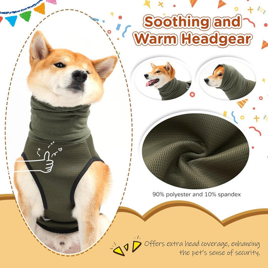 Pet Products Dog Anxiety Vest and Coat, Vet Visits and Separation - Keep Pet Calm, Dog Jacket for Thunder, V1079-DOGJACKET001LG