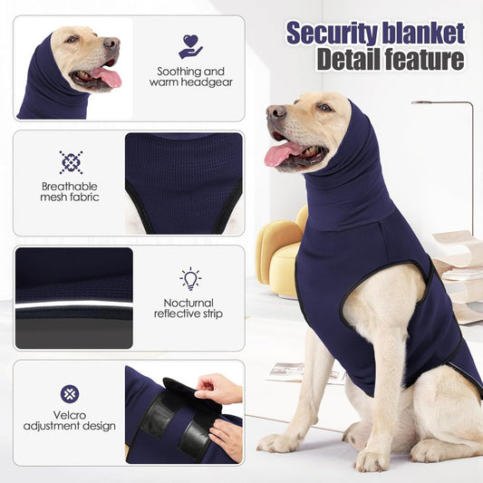 Pet Products Dog Anxiety Vest and Coat, Vet Visits and Separation - Keep Pet Calm, Dog Jacket for Thunder, V1079-DOGJACKET001SB