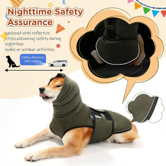 Pet Products Dog Anxiety Vest and Coat, Vet Visits and Separation - Keep Pet Calm, Dog Jacket for Thunder, V1079-DOGJACKET001SG