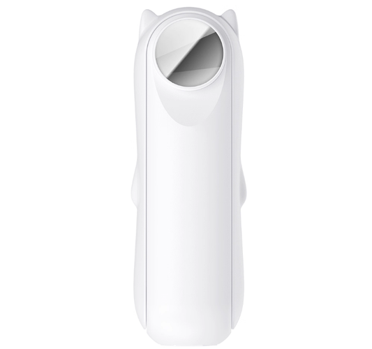 Handheld Mini Fan,2 IN 1 USB Rechargeable Portable Fan [12-19 Working Hours] with Power Bank, Pocket Design V1079-MINIFANH8WHITE