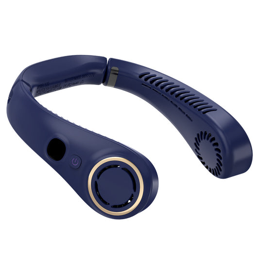 Portable Neck Fan Upgraded, Neckbrace Personal Hands Free, 5 Speed Gears Adjustment, 2000 mAh Wearable V1079-NECKFANS20BLUE