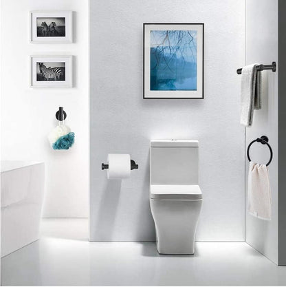 10pcs Bathroom Hardware Set, Including 16" Hand Towel Bars, Toilet Paper Holders, Towel Rings, Robe Towel V1079-T0WEL10