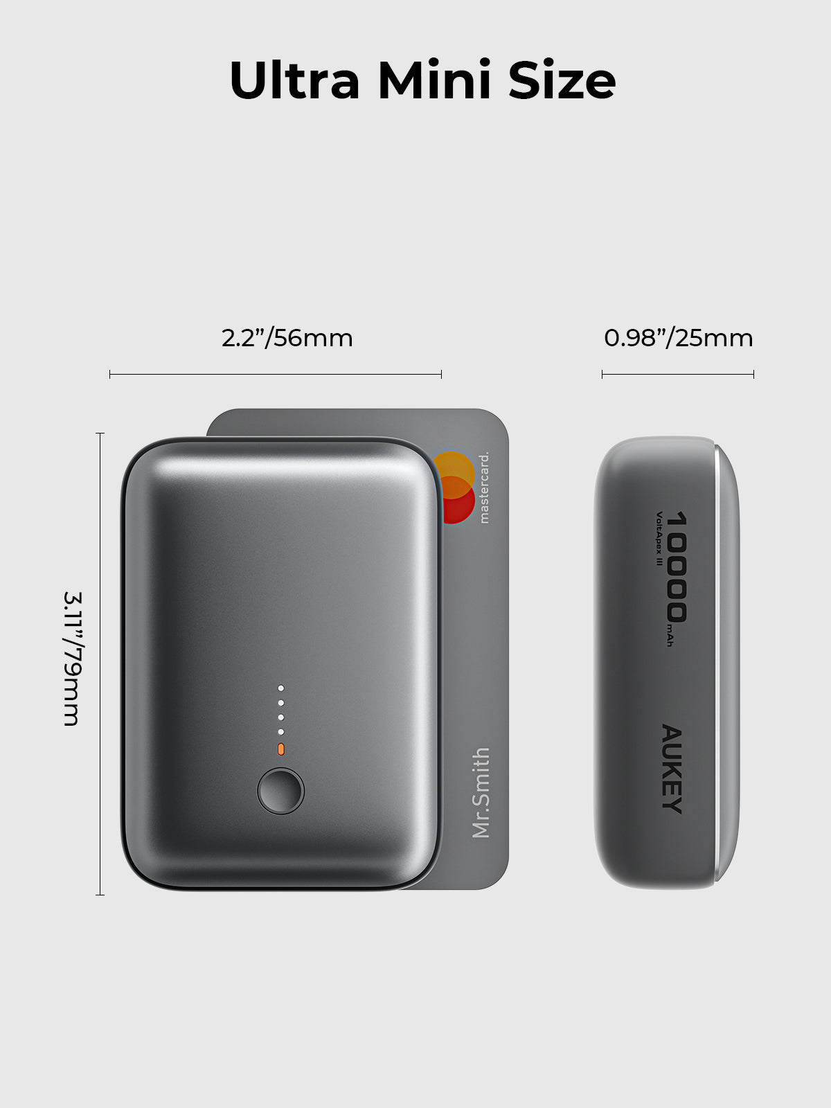 AUKEY Spark Mini 10000 Compact Fast Charging Power Bank (PB-Y55) V1089-LLTSAUN1053030