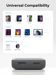 AUKEY Spark Mini 10000 Compact Fast Charging Power Bank (PB-Y55) V1089-LLTSAUN1053030