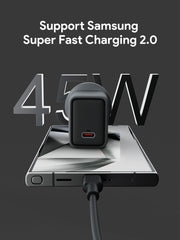 Aukey Comet 45W PD Fast Wall Charger GaN USB-C (PA-C2) V1089-LLTSAUN1056369VN