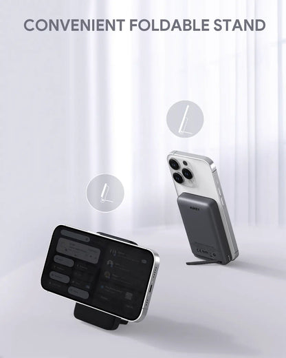 Aukey MagLinnk 10000mAh Magnetic Wireless Charging Power Bank (PB-MS02) V1089-LLTSN1043194