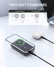 Aukey MagLinnk 10000mAh Magnetic Wireless Charging Power Bank (PB-MS02) V1089-LLTSN1043194