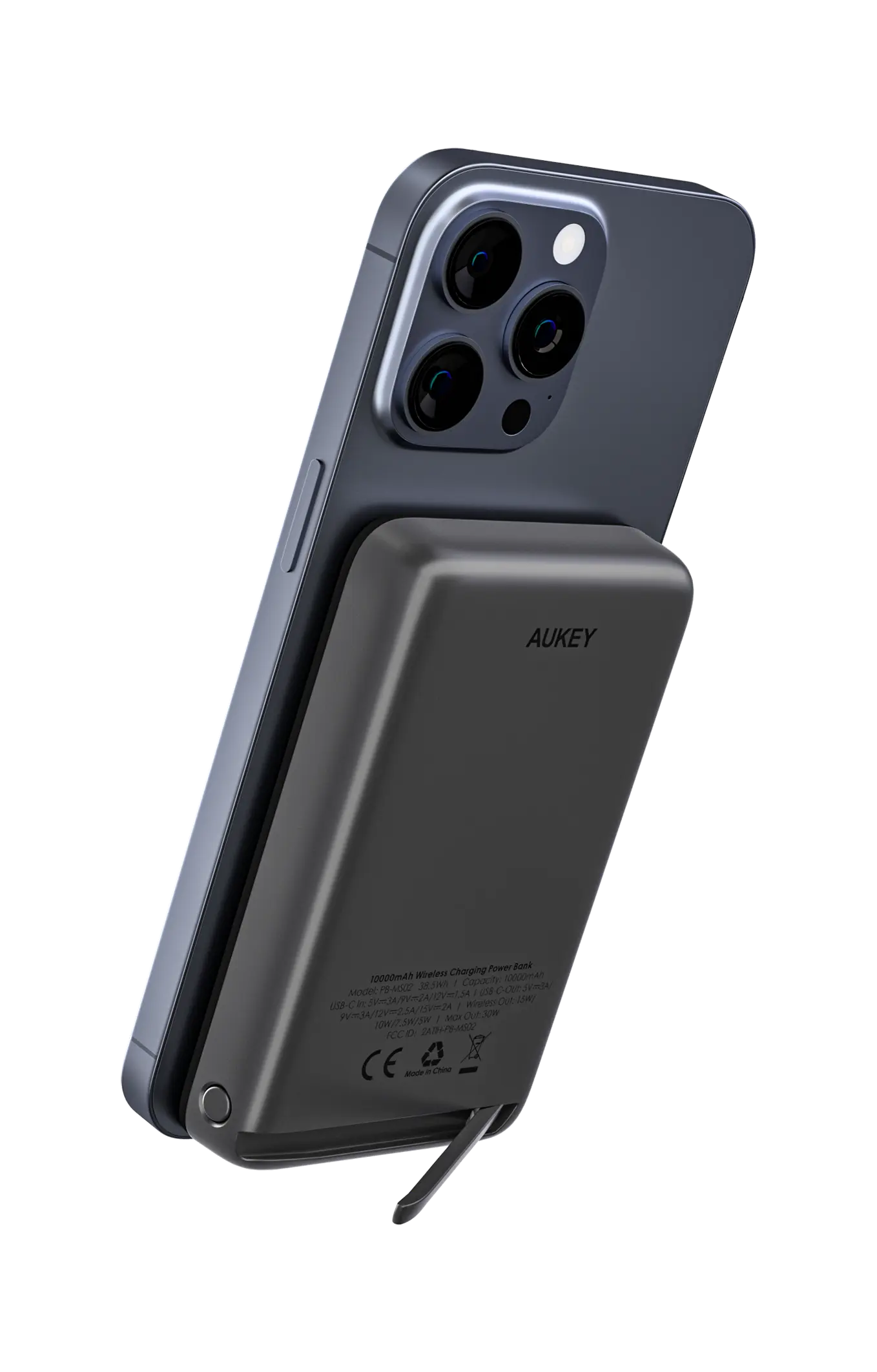 Aukey MagLinnk 10000mAh Magnetic Wireless Charging Power Bank (PB-MS02) V1089-LLTSN1043194
