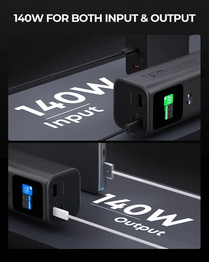Aukey Sprint X 27.6K 140W 27,600mAh Portable Power Bank with PD3.1 (PB-Y45) V1089-LLTSN1044372