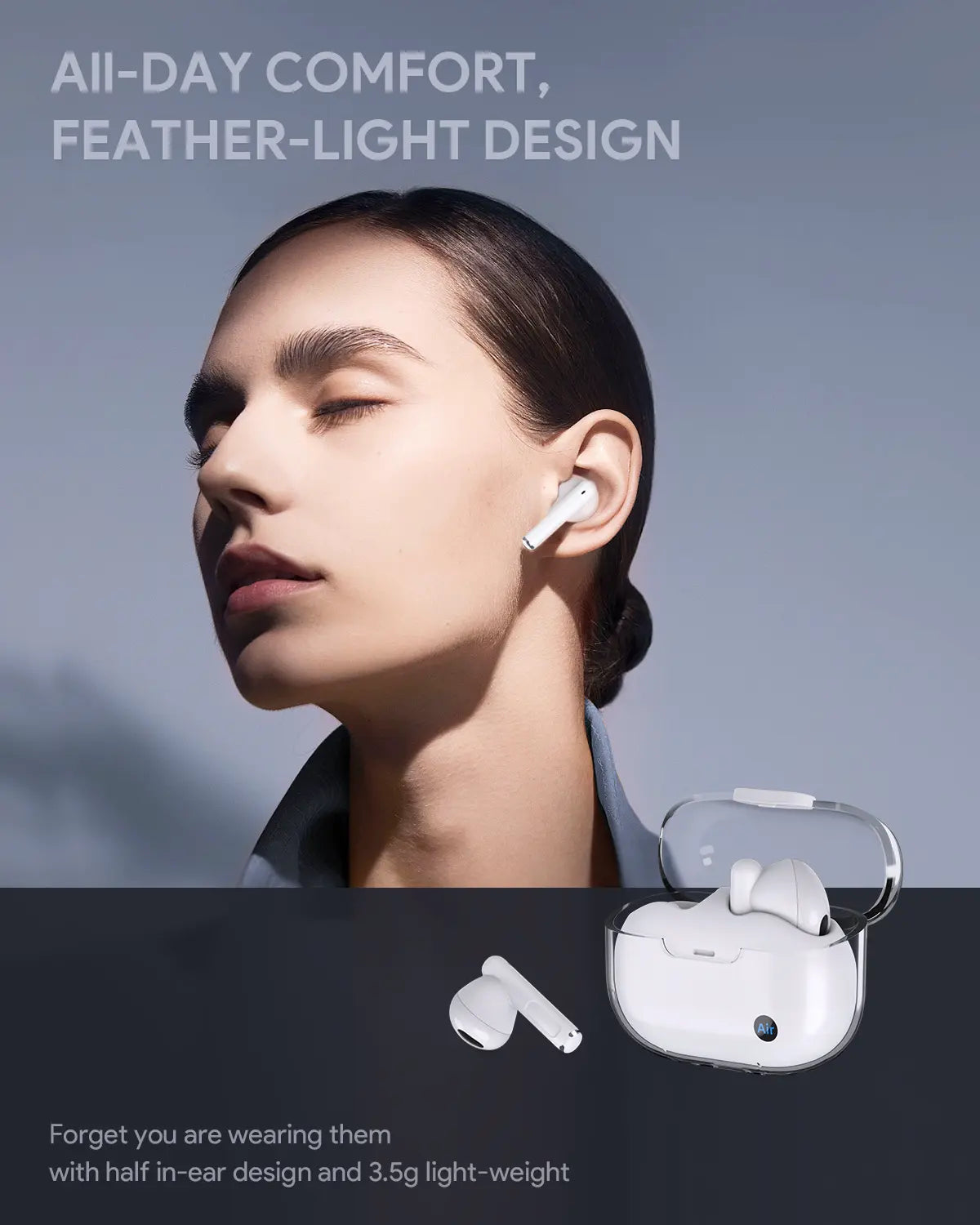 Aukey True Wireless Earbuds MOVE AIR (EP-M2) V1089-LLTSN1044595