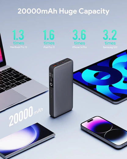 Aukey Sprint X 20K 65W 20000mAh Portable Power Bank with PD3.0 (PB-Y43) V1089-LLTSN1047246