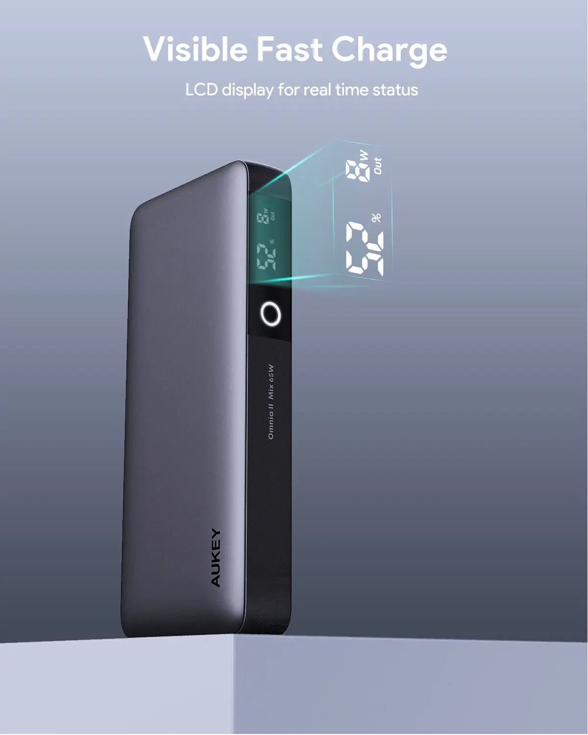 Aukey Sprint X 20K 65W 20000mAh Portable Power Bank with PD3.0 (PB-Y43) V1089-LLTSN1047246