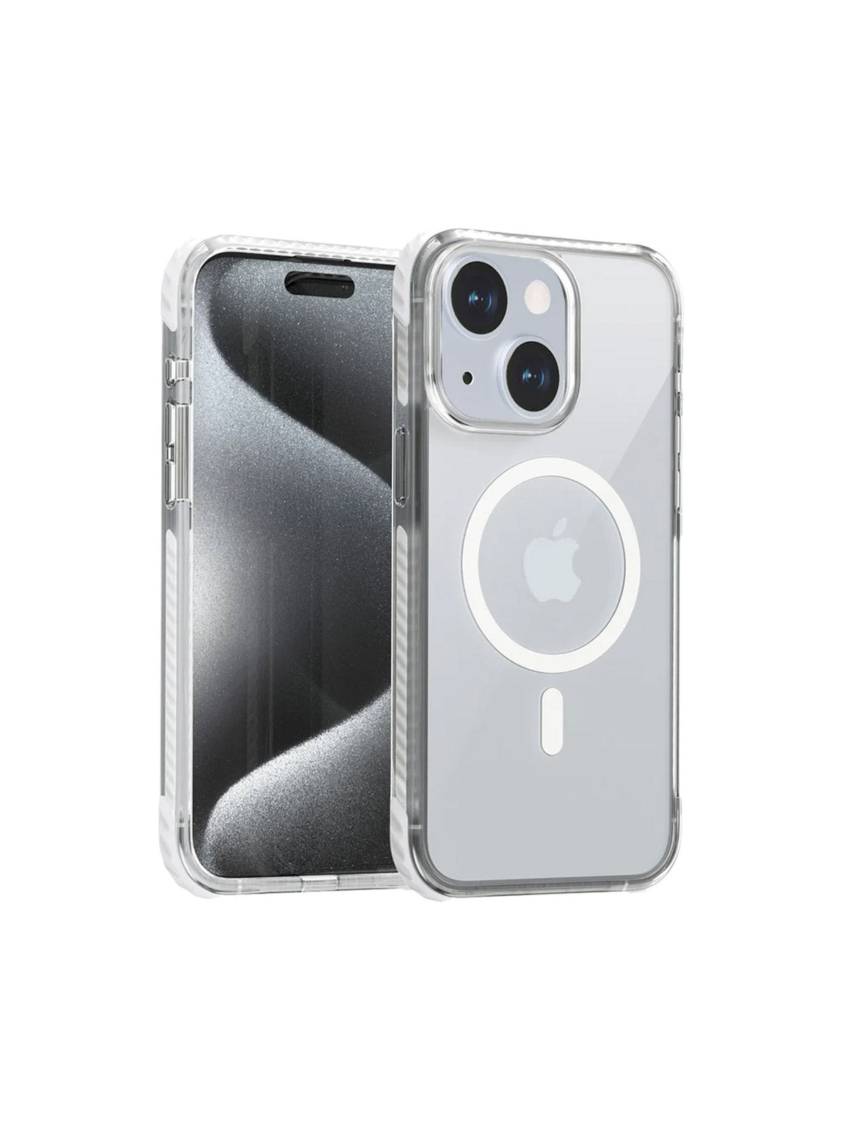 Aukey Urban Guard Magnetic Hard-Shell iPhone 15 Phone case - Transparent (TM11A) V1089-LLTSN1048548