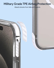 Aukey Urban Guard Magnetic Hard-Shell iPhone 15 Phone case - Transparent (TM11A) V1089-LLTSN1048548