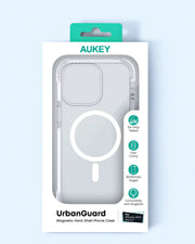 Aukey Urban Guard Magnetic Hard-Shell iPhone 15 Pro Max Phone case - Transparent (TM11D) V1089-LLTSN1048556