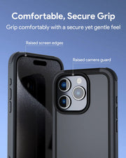 Aukey Urban Guard Elite Magnetic Hard-Shell iPhone 15 Pro Max Phone Case - Dark Gray (UG10D) V1089-LLTSN1049793