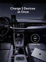 Aukey Pathfinder Mix 3 66W Fast Charging Car Charger (CC-P1) V1089-LLTSN1053989