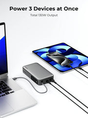 Aukey Spark Sling 20000 Compact Fast Charging Power Bank with Built-in USB-C Cable (PB-Y48) V1089-LLTSN1054705