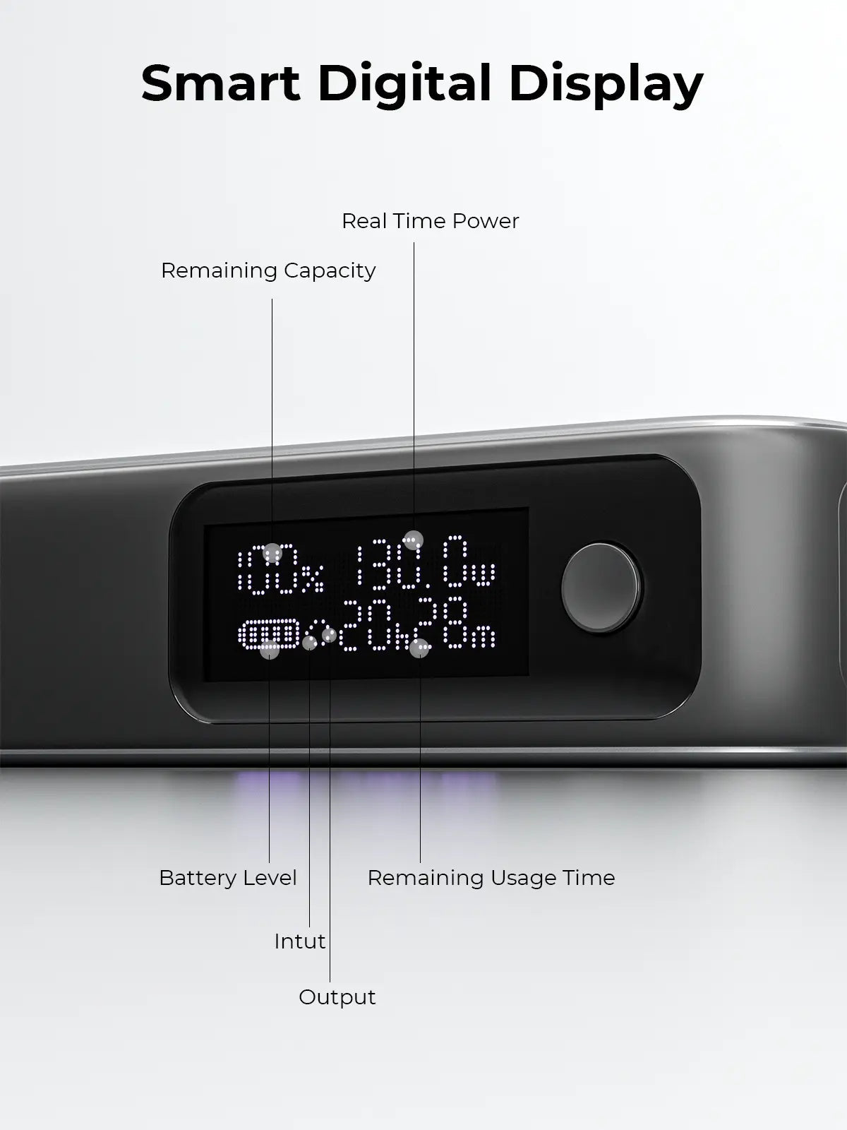 Aukey Spark Sling 20000 Compact Fast Charging Power Bank with Built-in USB-C Cable (PB-Y48) V1089-LLTSN1054705
