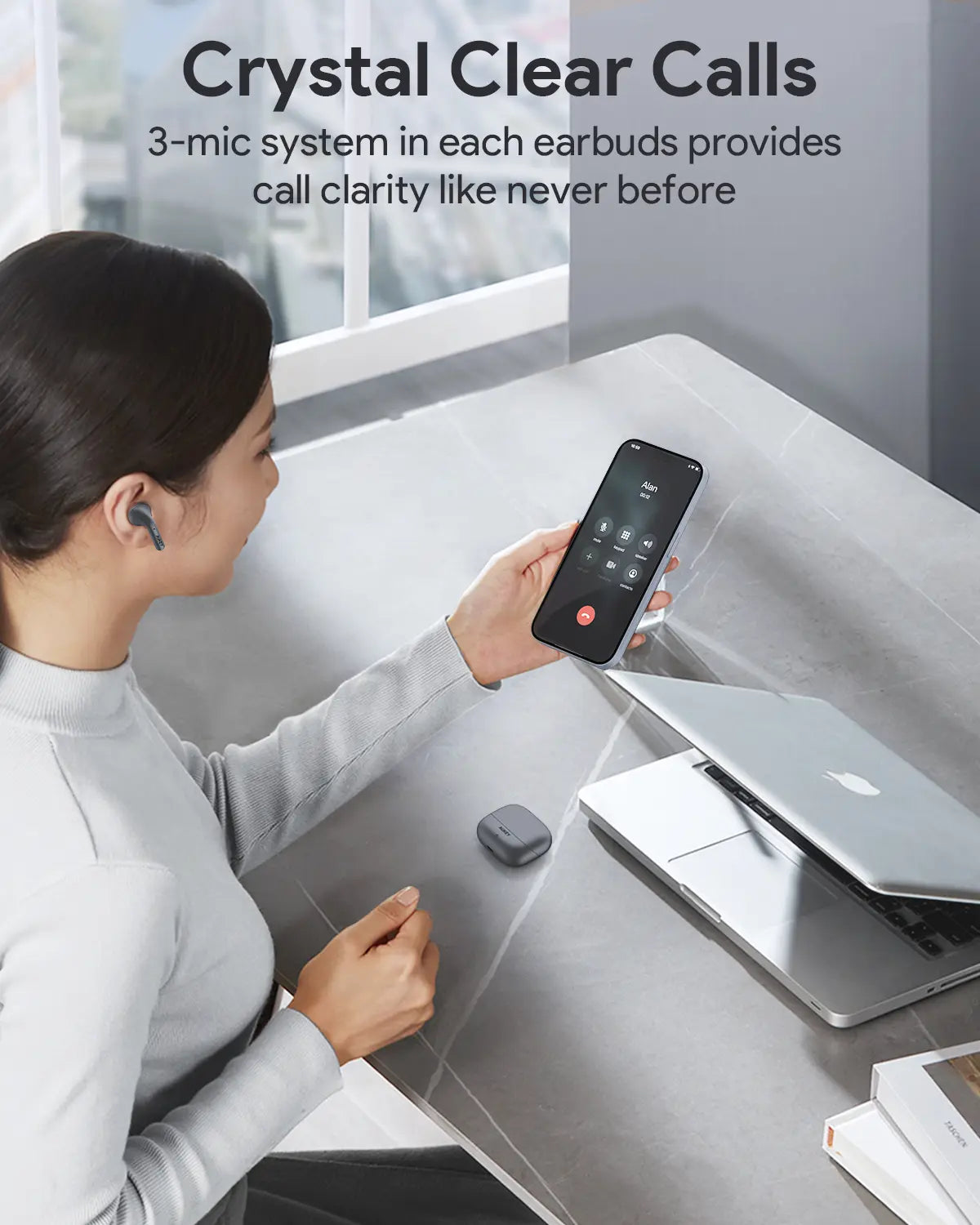 Aukey True Wireless Earbuds with Hybrid ANC BEYOND ANC PRO (EP-B1) V1089-LLTSN1055424